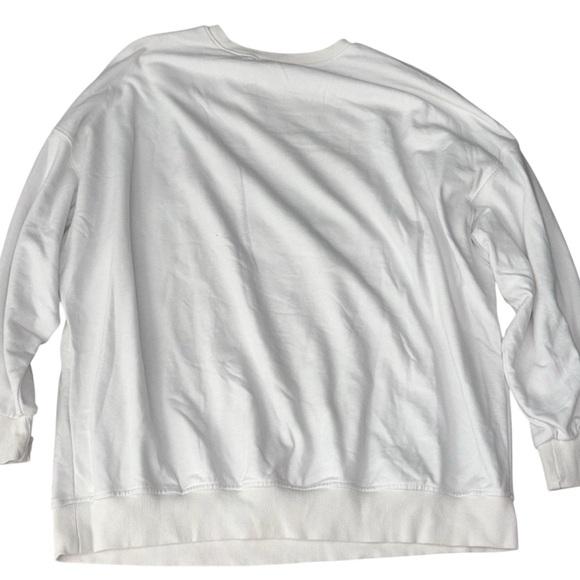 White Chicago Pull-Over Sweatshirt with Red Lettering Size XXL - Picture 3 of 5